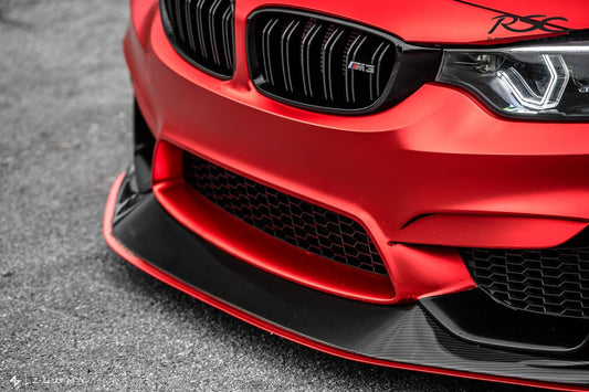 RSC Adjustable Front Splitter for BMW M3 M4 F80 F82-Exterior-Silicon Valley Bimmer