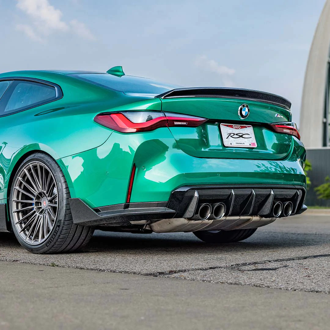 RSC Carbon Fiber Rear Diffuser Package - M Performance Style - For G80 M3 and G82 M4-Exterior-Silicon Valley Bimmer