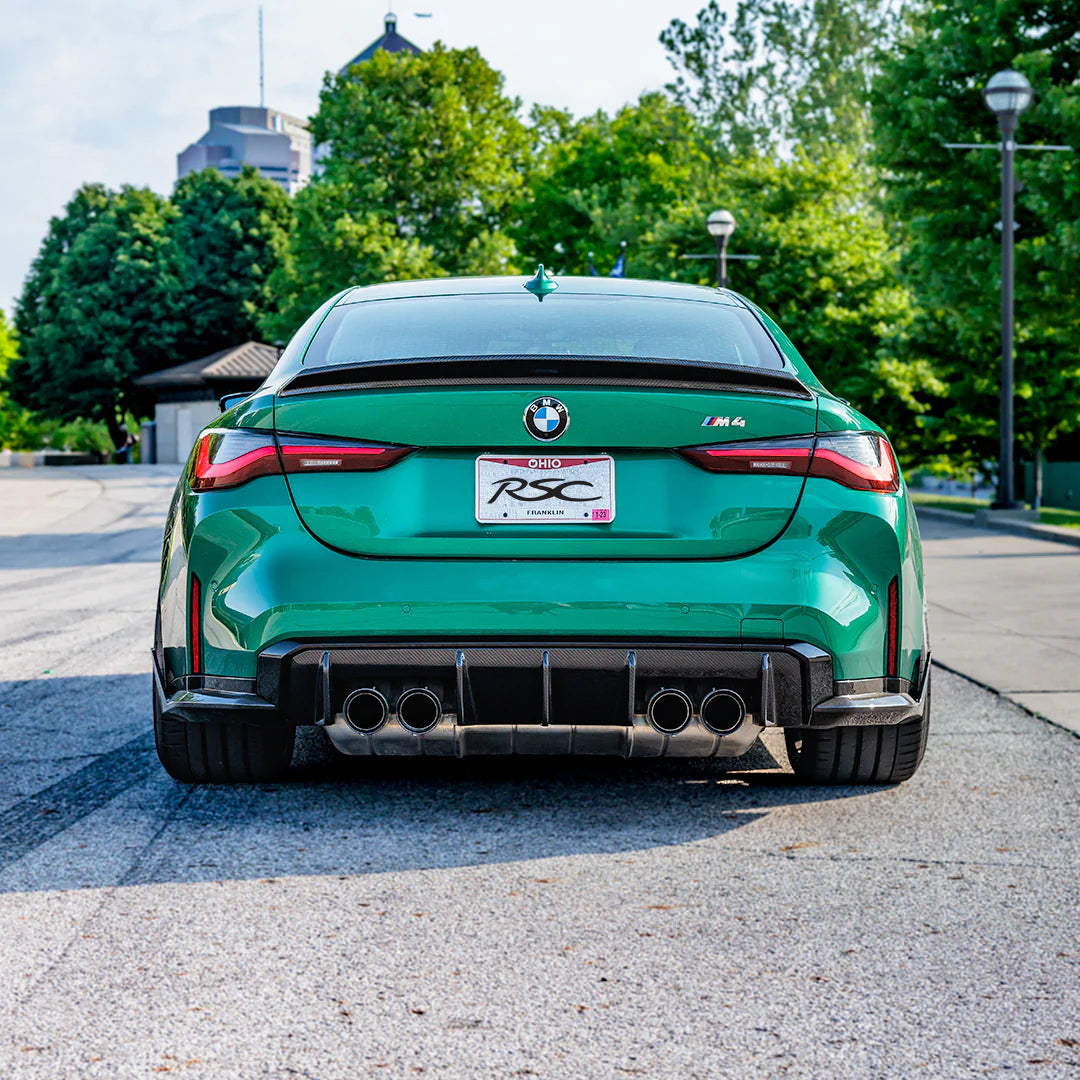 RSC Carbon Fiber Rear Diffuser Package - M Performance Style - For G80 M3 and G82 M4-Exterior-Silicon Valley Bimmer