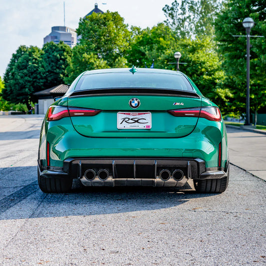 RSC Carbon Fiber Rear Diffuser Package - M Performance Style - For G80 M3 and G82 M4-Exterior-Silicon Valley Bimmer