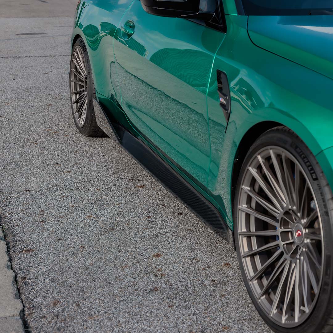 RSC Carbon Fiber Side Skirts for G82 M4 - M Performance Style-Exterior-Silicon Valley Bimmer