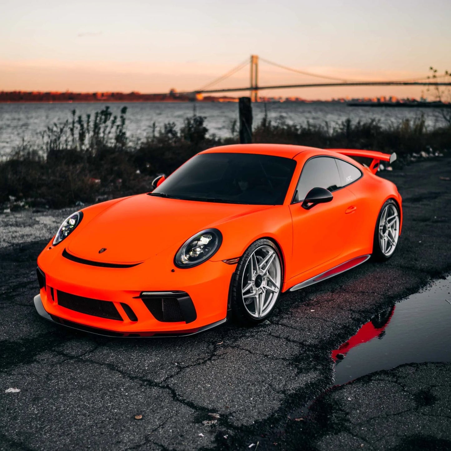 RSC Porsche GT3 Front Splitter Carbon Fiber for 991.2-Exterior-Silicon Valley Bimmer