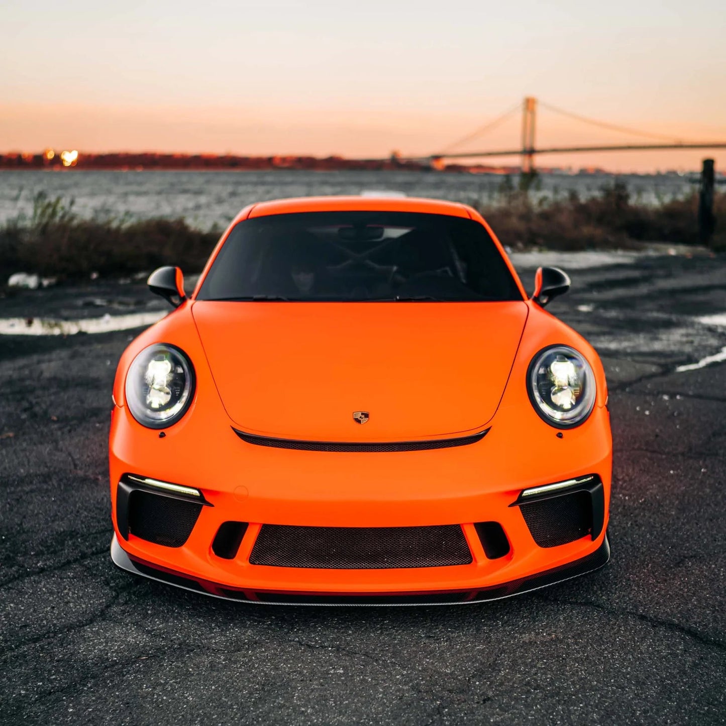 RSC Porsche GT3 Front Splitter Carbon Fiber for 991.2-Exterior-Silicon Valley Bimmer