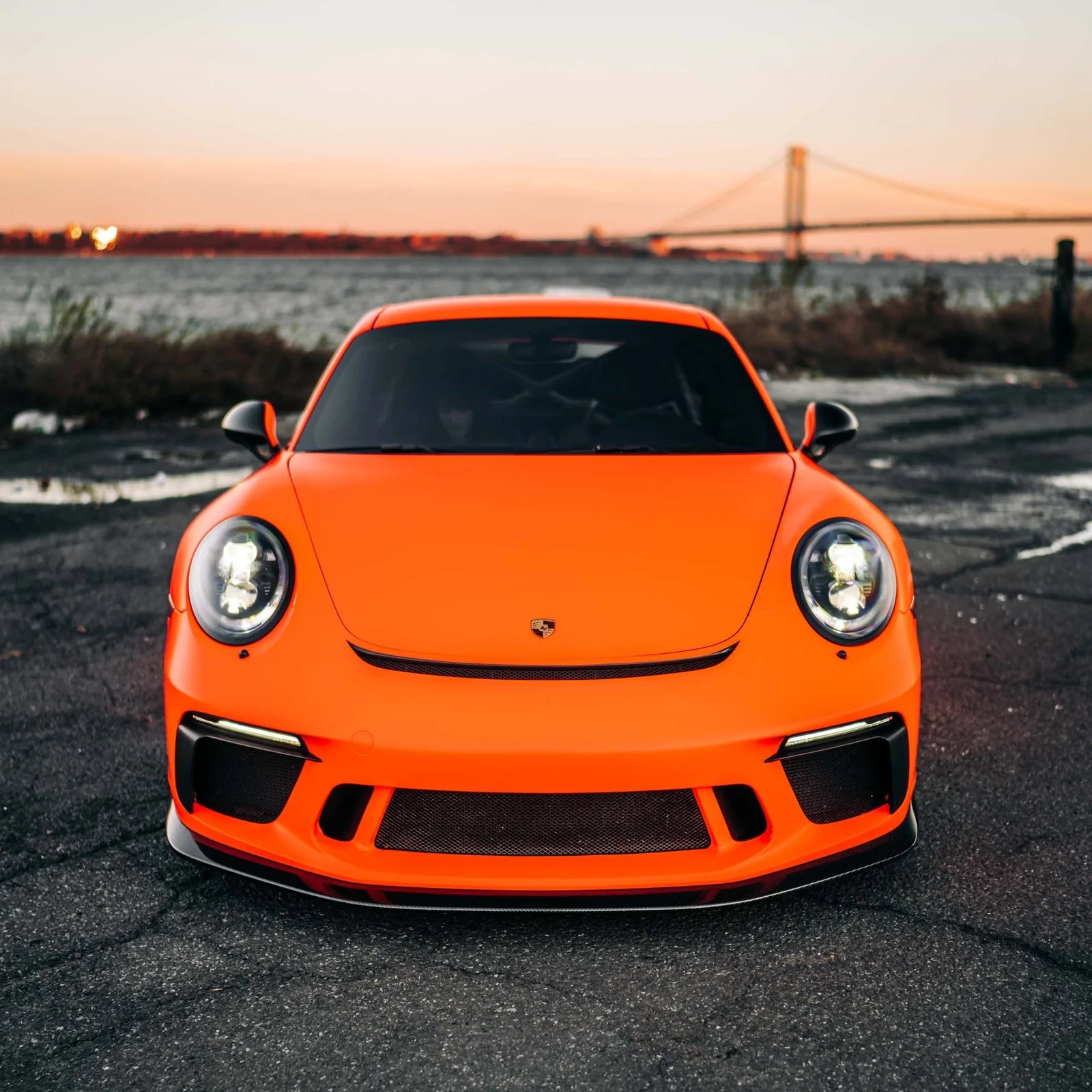 RSC Porsche GT3 Front Splitter Carbon Fiber for 991.2-Exterior-Silicon Valley Bimmer