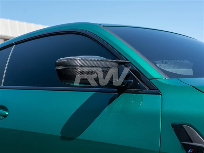 RW Carbon BMW 2023+ G20 G14 G15 G16 G26 Carbon Fiber Mirror Caps-Exterior-Silicon Valley Bimmer