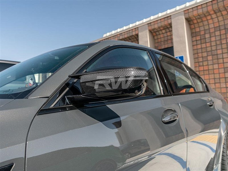 RW Carbon BMW 2023+ G20 G14 G15 G16 G26 Carbon Fiber Mirror Caps-Exterior-Silicon Valley Bimmer