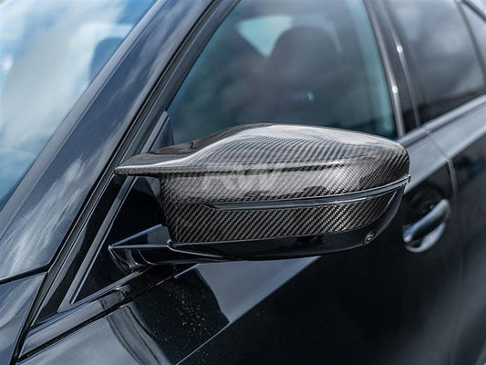 RW Carbon BMW 2023+ G20 G14 G15 G16 G26 Carbon Fiber Mirror Caps-Exterior-Silicon Valley Bimmer