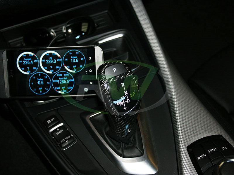 RW Carbon BMW Carbon Fiber Gear Selector Cover - M Sport-Interior-Silicon Valley Bimmer