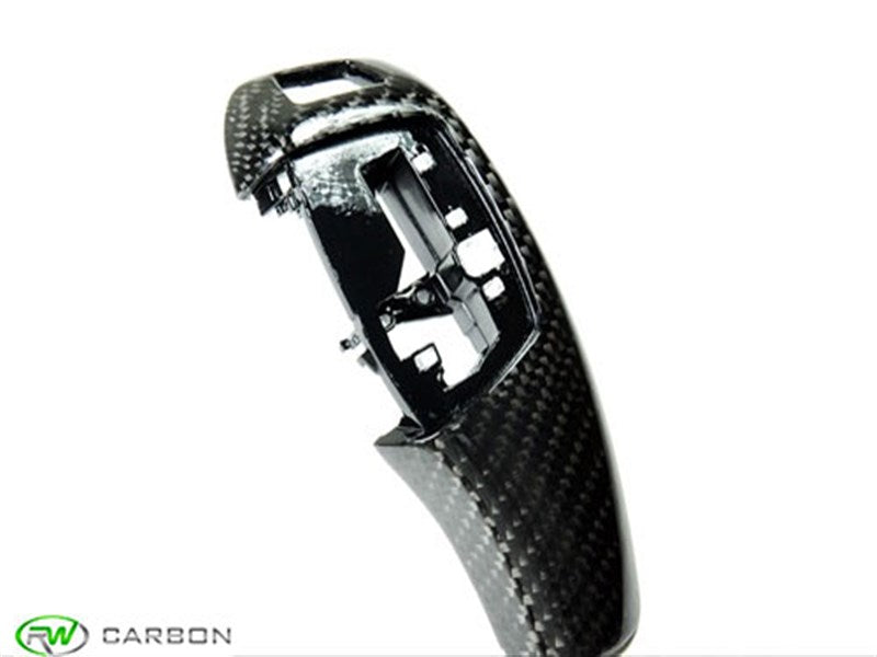 RW Carbon BMW Carbon Fiber Gear Selector Cover - Non Sport-Interior-Silicon Valley Bimmer
