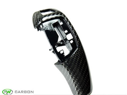 RW Carbon BMW Carbon Fiber Gear Selector Cover - Non Sport-Interior-Silicon Valley Bimmer