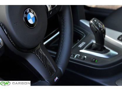 RW Carbon BMW Carbon Fiber Steering Wheel Trim M-Sport-Interior-Silicon Valley Bimmer