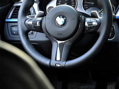 RW Carbon BMW Carbon Fiber Steering Wheel Trim M-Sport-Interior-Silicon Valley Bimmer