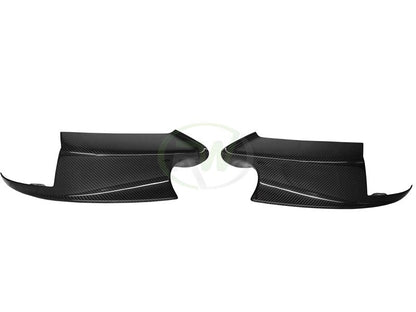 RW Carbon BMW E90 E92 E93 M3 Carbon Fiber Splitters-Exterior-Silicon Valley Bimmer