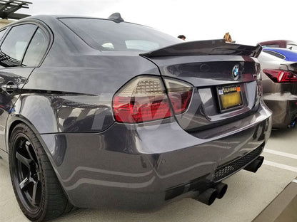 RW Carbon BMW E90 GTX Style Carbon Fiber Trunk Spoiler-Exterior-Silicon Valley Bimmer