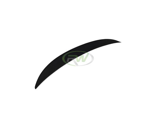 RW Carbon BMW E92 M3 1x1 Carbon Fiber M Perf Style Trunk Spoiler-Exterior-Silicon Valley Bimmer