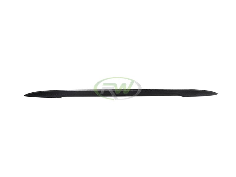 RW Carbon BMW E92 M3 1x1 Carbon Fiber M Perf Style Trunk Spoiler-Exterior-Silicon Valley Bimmer