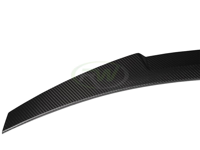RW Carbon BMW E92 M4 Style Carbon Fiber Trunk Spoiler-Exterior-Silicon Valley Bimmer