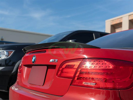 RW Carbon BMW E93 Perf. Style Carbon Fiber Trunk Spoiler-Exterior-Silicon Valley Bimmer