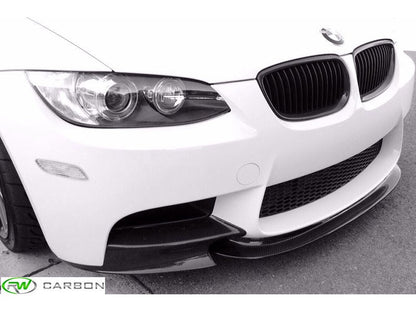 RW Carbon BMW E9X M3 CRT Style Carbon Fiber Lip Spoiler-Exterior-Silicon Valley Bimmer