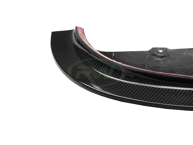 RW Carbon BMW E9X M3 CRT Style Carbon Fiber Lip Spoiler-Exterior-Silicon Valley Bimmer