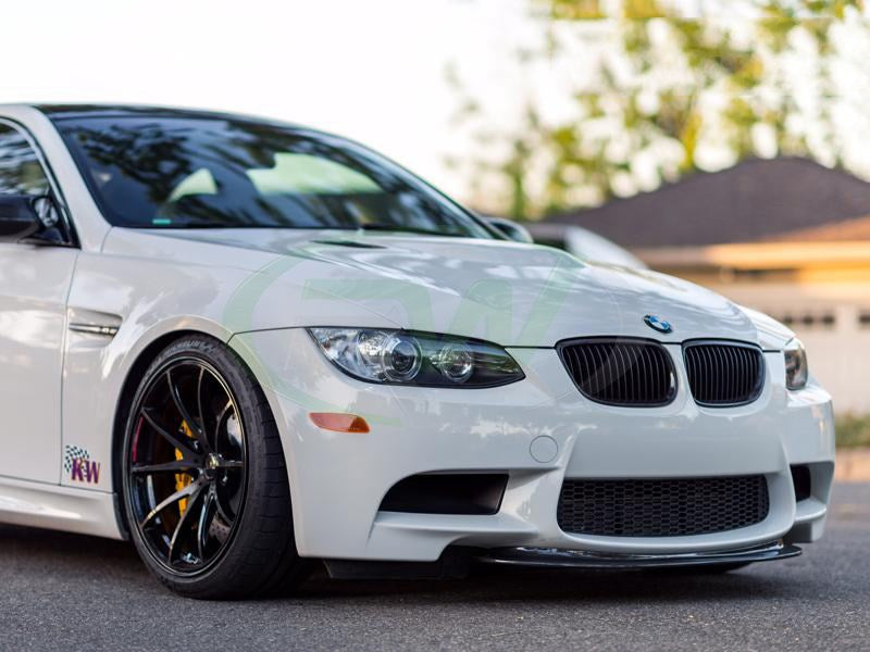 RW Carbon BMW E9X M3 CRT Style Carbon Fiber Lip Spoiler-Exterior-Silicon Valley Bimmer