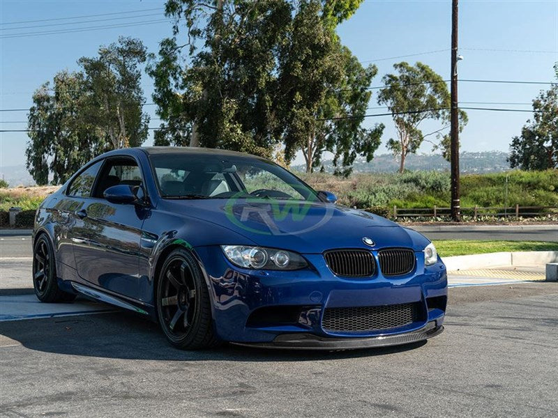 RW Carbon BMW E9X M3 GTS Style Carbon Fiber Front Lip-Exterior-Silicon Valley Bimmer