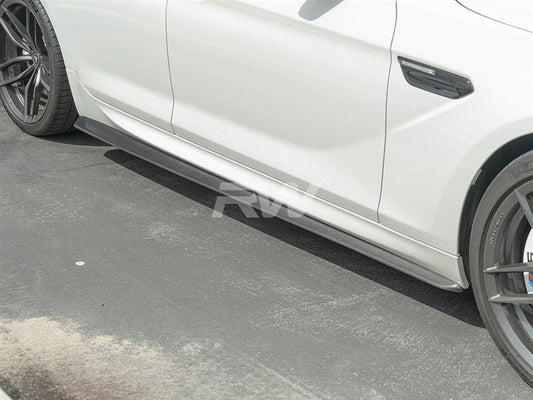 RW Carbon BMW F06 DTM Style Carbon Fiber Side Skirt Extensions-Exterior-Silicon Valley Bimmer