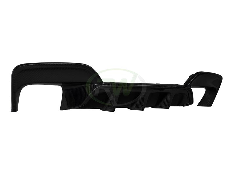 RW Carbon BMW F06 F12 F13 640i 650i M6 Carbon Fiber Diffuser-Exterior-Silicon Valley Bimmer