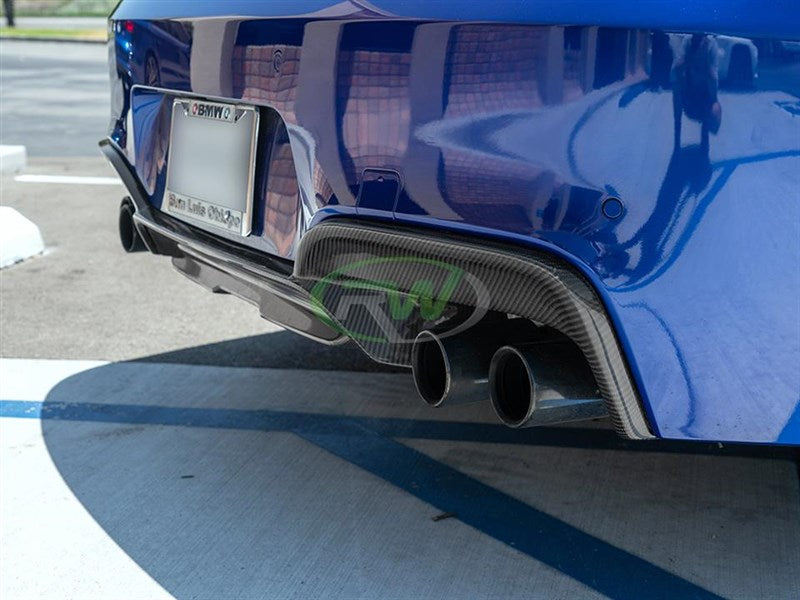 RW Carbon BMW F06 F12 F13 640i 650i M6 Outer CF Diffuser-Exterior-Silicon Valley Bimmer
