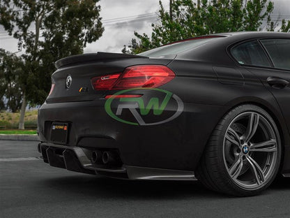 RW Carbon BMW F06 F12 F13 GTX Carbon Fiber Diffuser-Exterior-Silicon Valley Bimmer