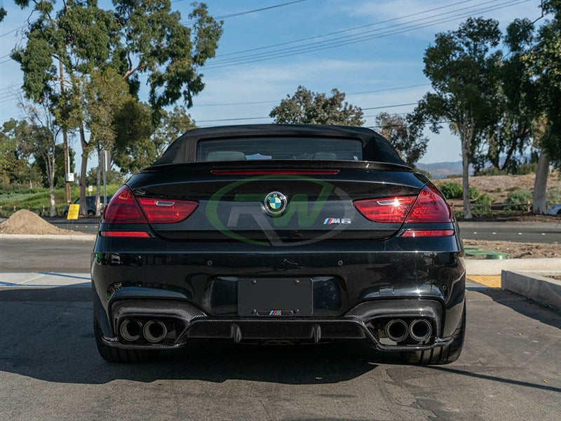 RW Carbon BMW F06 F12 F13 M6 3D Style Carbon Fiber Diffuser-Exterior-Silicon Valley Bimmer