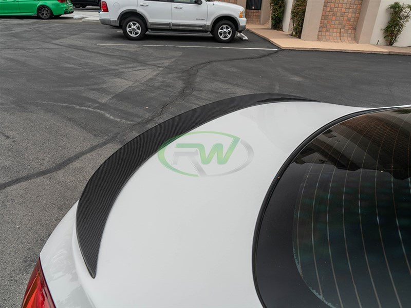RW Carbon BMW F06 F13 Perf Style Carbon Fiber Trunk Spoiler-Exterior-Silicon Valley Bimmer