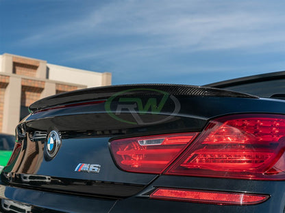 RW Carbon BMW F06 F13 Perf Style Carbon Fiber Trunk Spoiler-Exterior-Silicon Valley Bimmer