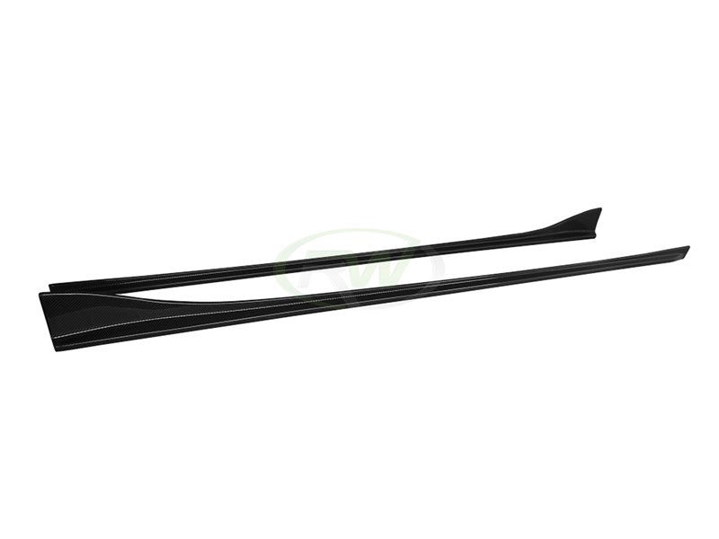 RW Carbon BMW F06/F12/F13 CF Side Skirt Extensions-Exterior-Silicon Valley Bimmer