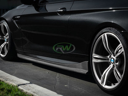 RW Carbon BMW F06/F12/F13 CF Side Skirt Extensions-Exterior-Silicon Valley Bimmer