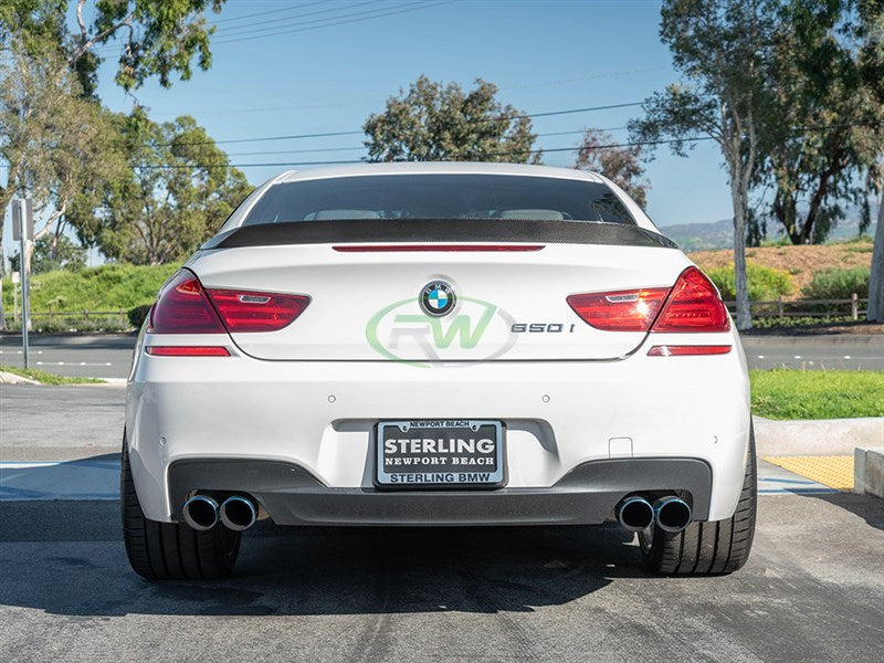 RW Carbon BMW F06/F13 3D Style Carbon Fiber Trunk Spoiler-Exterior-Silicon Valley Bimmer