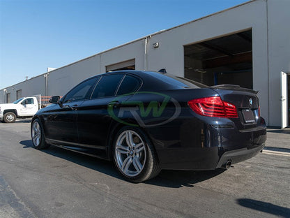 RW Carbon BMW F10 CS Style Carbon Fiber Trunk Spoiler-Exterior-Silicon Valley Bimmer