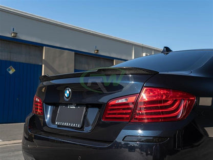 RW Carbon BMW F10 CS Style Carbon Fiber Trunk Spoiler-Exterior-Silicon Valley Bimmer
