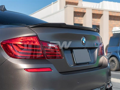 RW Carbon BMW F10 CS Style Carbon Fiber Trunk Spoiler-Exterior-Silicon Valley Bimmer