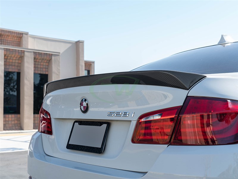 RW Carbon BMW F10 DTM Carbon Fiber Trunk Spoiler-Exterior-Silicon Valley Bimmer
