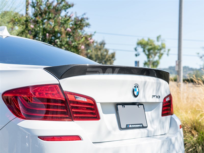 RW Carbon BMW F10 DTM Carbon Fiber Trunk Spoiler-Exterior-Silicon Valley Bimmer