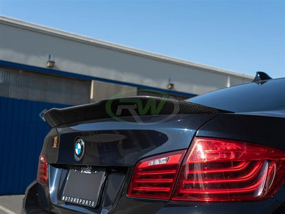 RW Carbon BMW F10 GTX Carbon Fiber Trunk Spoiler-Exterior-Silicon Valley Bimmer