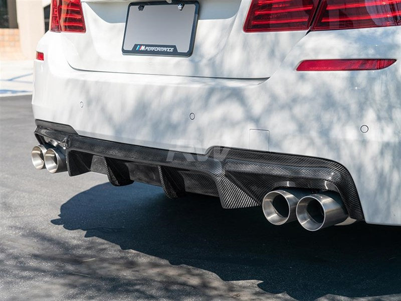 RW Carbon BMW F10 M Sport DTM Carbon Fiber Rear Diffuser-Exterior-Silicon Valley Bimmer