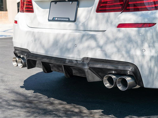 RW Carbon BMW F10 M Sport DTM Carbon Fiber Rear Diffuser-Exterior-Silicon Valley Bimmer