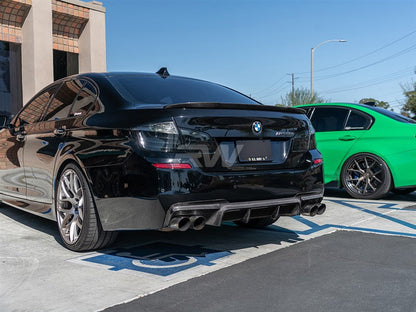 RW Carbon BMW F10 M Sport DTM Carbon Fiber Rear Diffuser-Exterior-Silicon Valley Bimmer