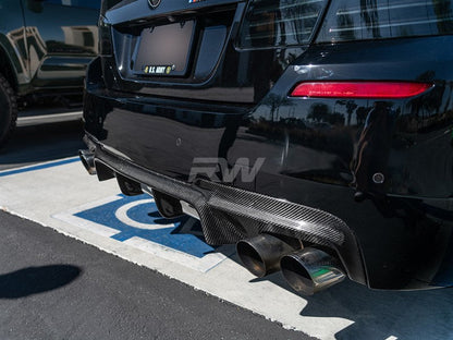 RW Carbon BMW F10 M Sport DTM Carbon Fiber Rear Diffuser-Exterior-Silicon Valley Bimmer