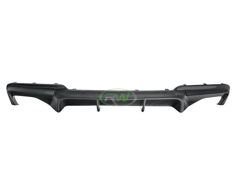 RW Carbon BMW F10 M Sport DTM Carbon Fiber Rear Diffuser-Exterior-Silicon Valley Bimmer