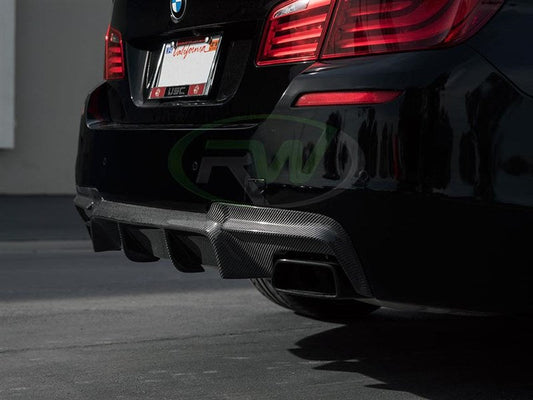 RW Carbon BMW F10 M Sport DTM Carbon Fiber Rear Diffuser-Exterior-Silicon Valley Bimmer