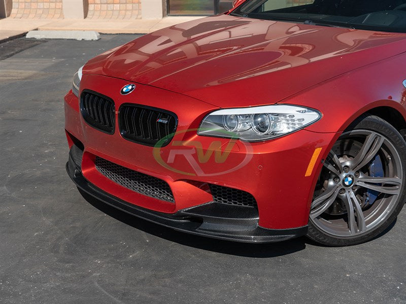 RW Carbon BMW F10 M5 3D Style Carbon Fiber Front Lip-Exterior-Silicon Valley Bimmer