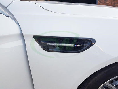 RW Carbon BMW F10 M5 Carbon Fiber Fender Grilles-Exterior-Silicon Valley Bimmer